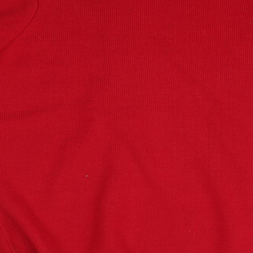BM   Womens Red   Cardigan Jumper Size M