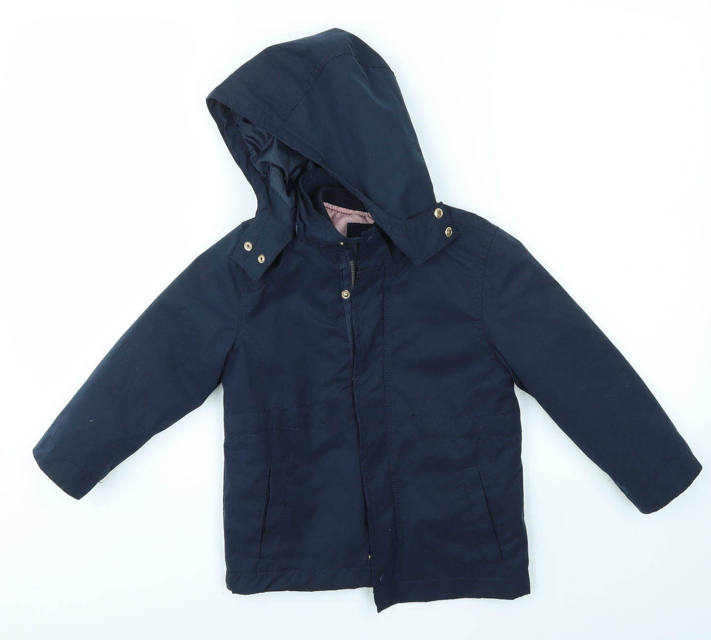name it Girls Blue   Overcoat Coat Size 2-3 Years