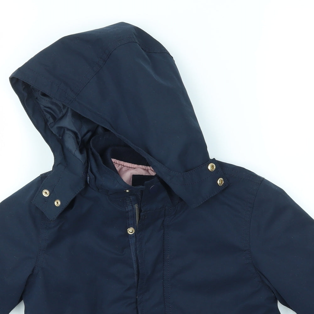 name it Girls Blue   Overcoat Coat Size 2-3 Years