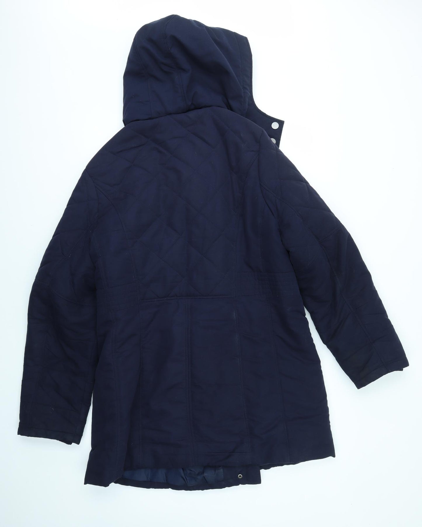 Roman Womens Blue   Overcoat Coat Size XL