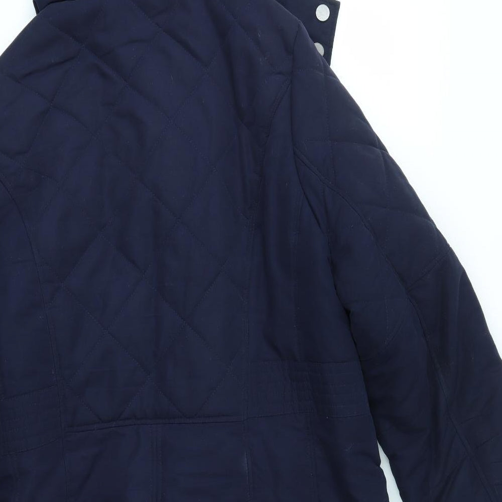 Roman Womens Blue   Overcoat Coat Size XL