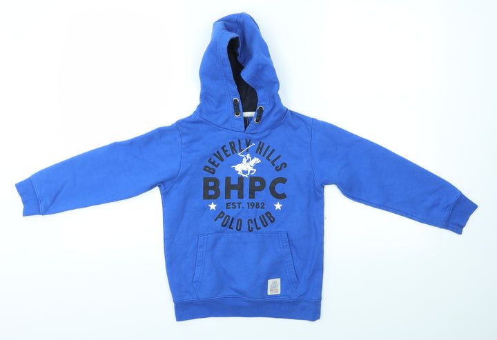 Beverly Hills Boys Blue Pullover Hoodie Size 7-8 Years