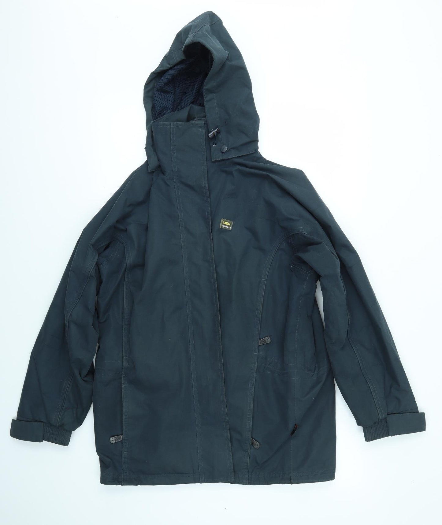 Trespass Mens Blue   Overcoat Coat Size M