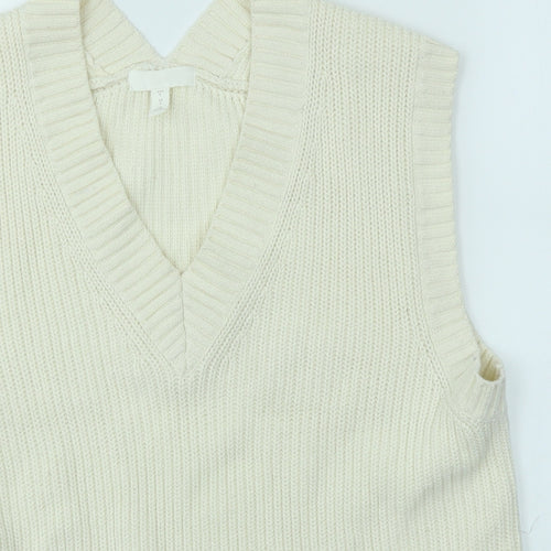H&M Womens Ivory   Pullover Jumper Size S