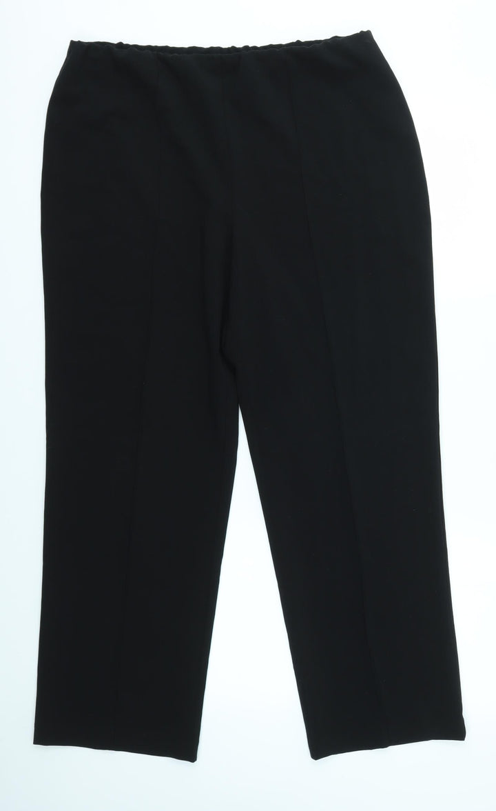 ISLE Womens Black Dress Pants Trousers Size 16 L26 in