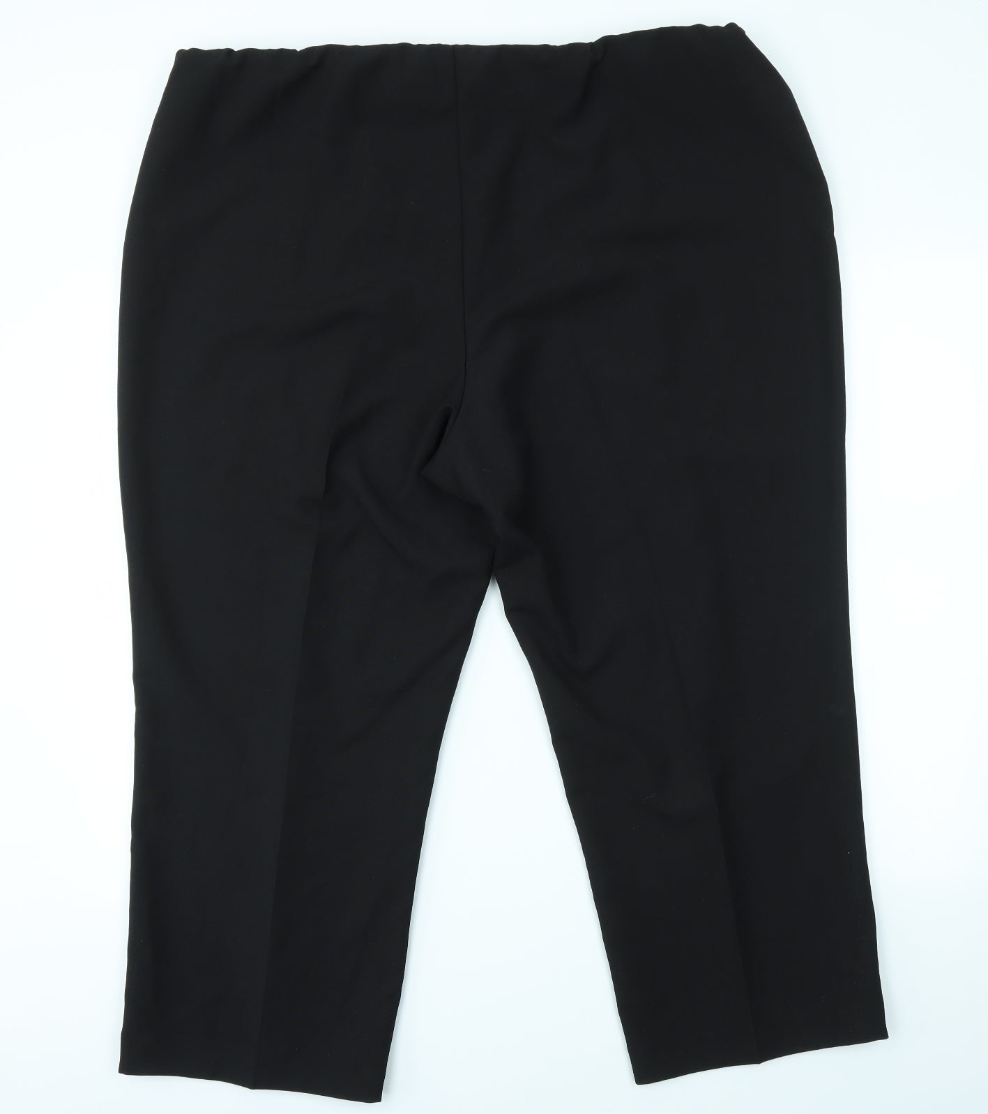 Bonmarché Womens Black   Dress Pants Trousers Size 24 L24 in