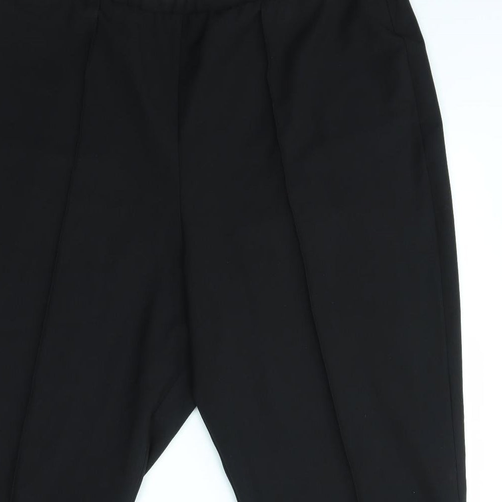 Bonmarché Womens Black   Dress Pants Trousers Size 24 L24 in