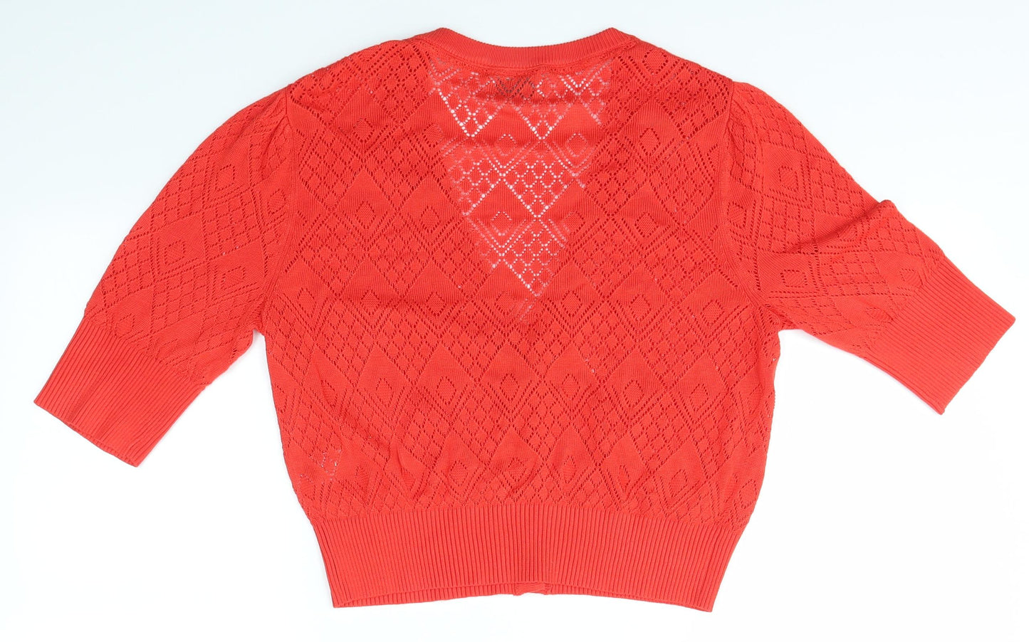 Matalan Womens Red   Cardigan Jumper Size 14