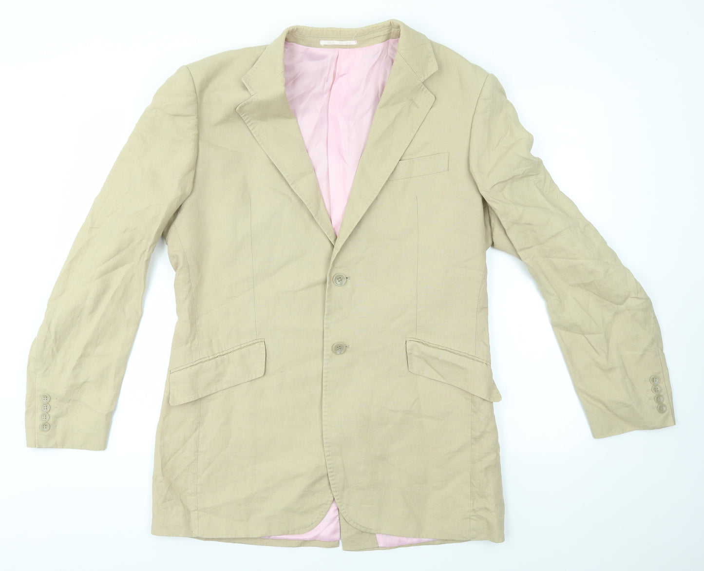 Duffer of St. George Mens Brown    Suit Jacket Size 42