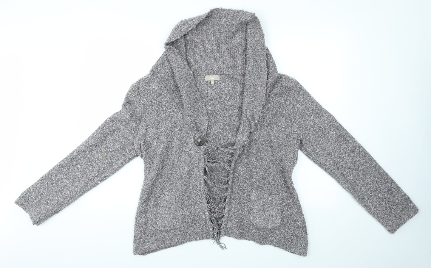 Soon Womens Grey   Cardigan Jumper Size 18