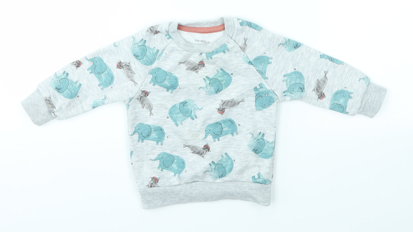 Primark Baby Multicoloured   Pullover Jumper Size 6-9 Months