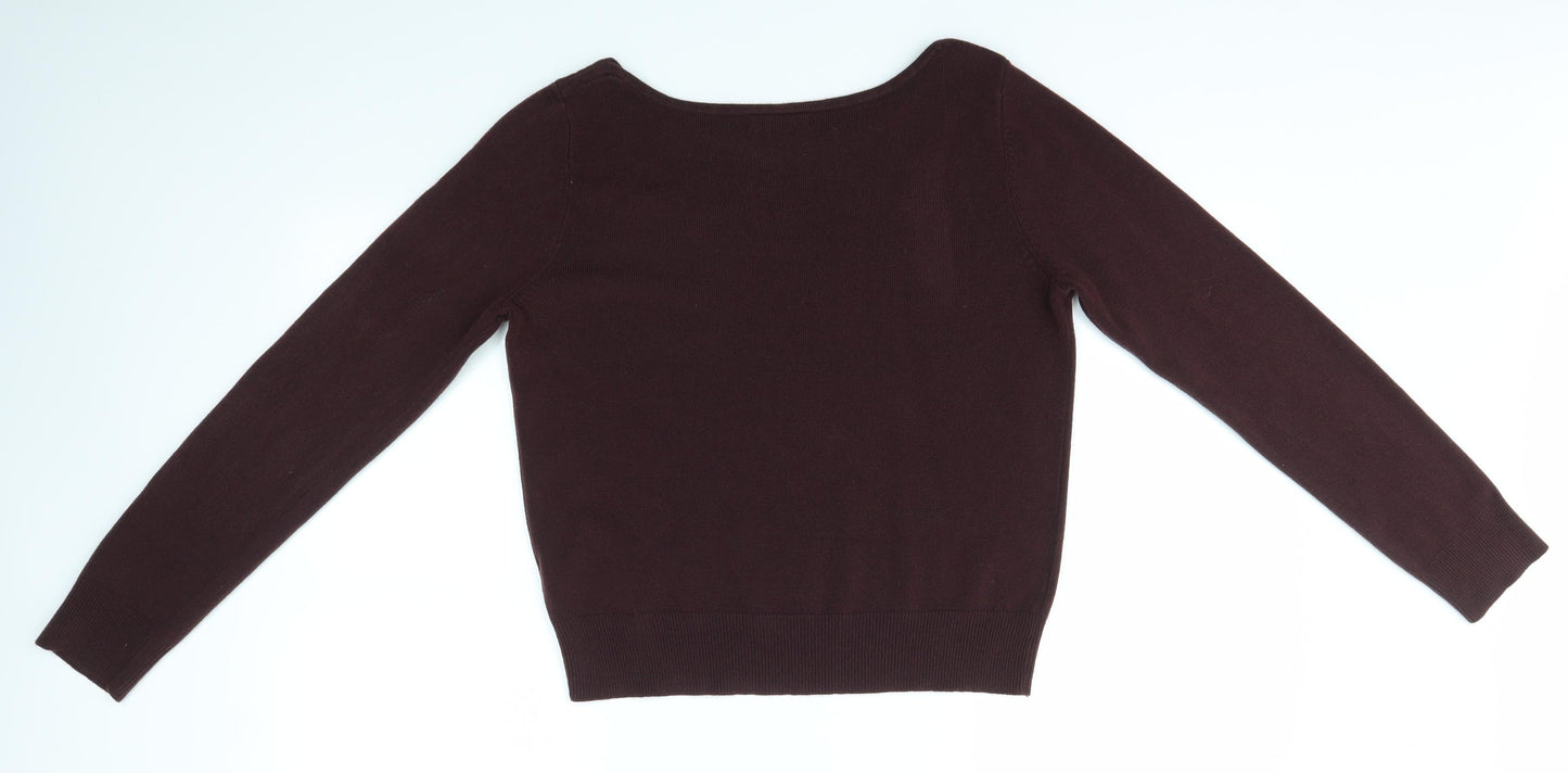 George Womens Purple   Pullover Jumper Size 14