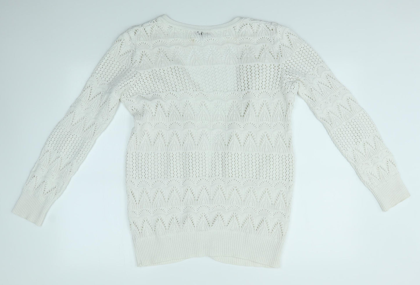 Topshop Womens White   Cardigan Jumper Size 12