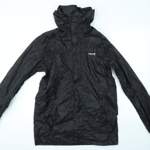 Regatta Mens Black   Rain Coat Coat Size M