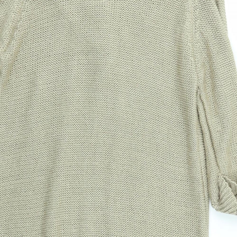 Preworn Womens Brown   Cardigan Jumper Size 14
