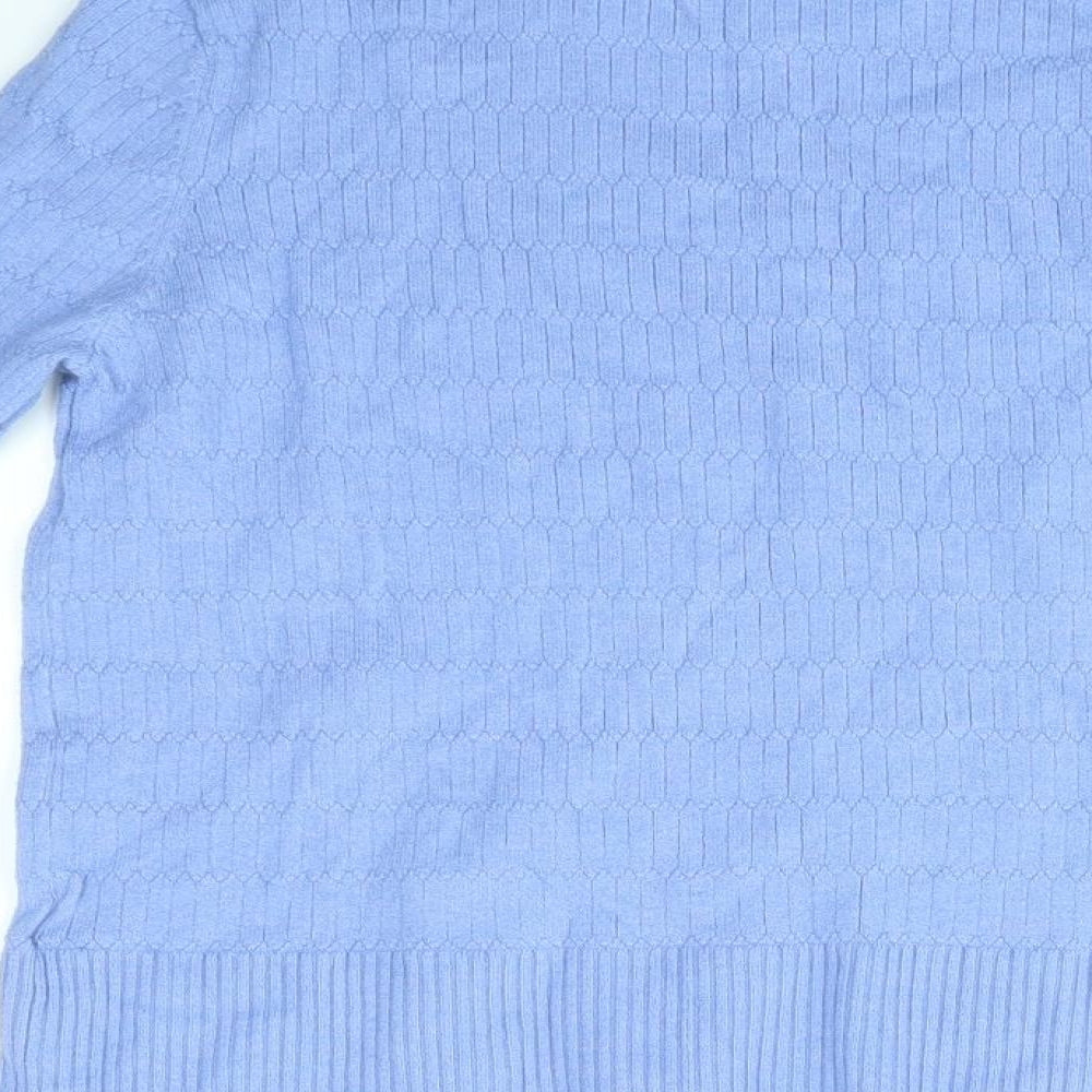 M&S Womens Blue   Pullover Jumper Size 14