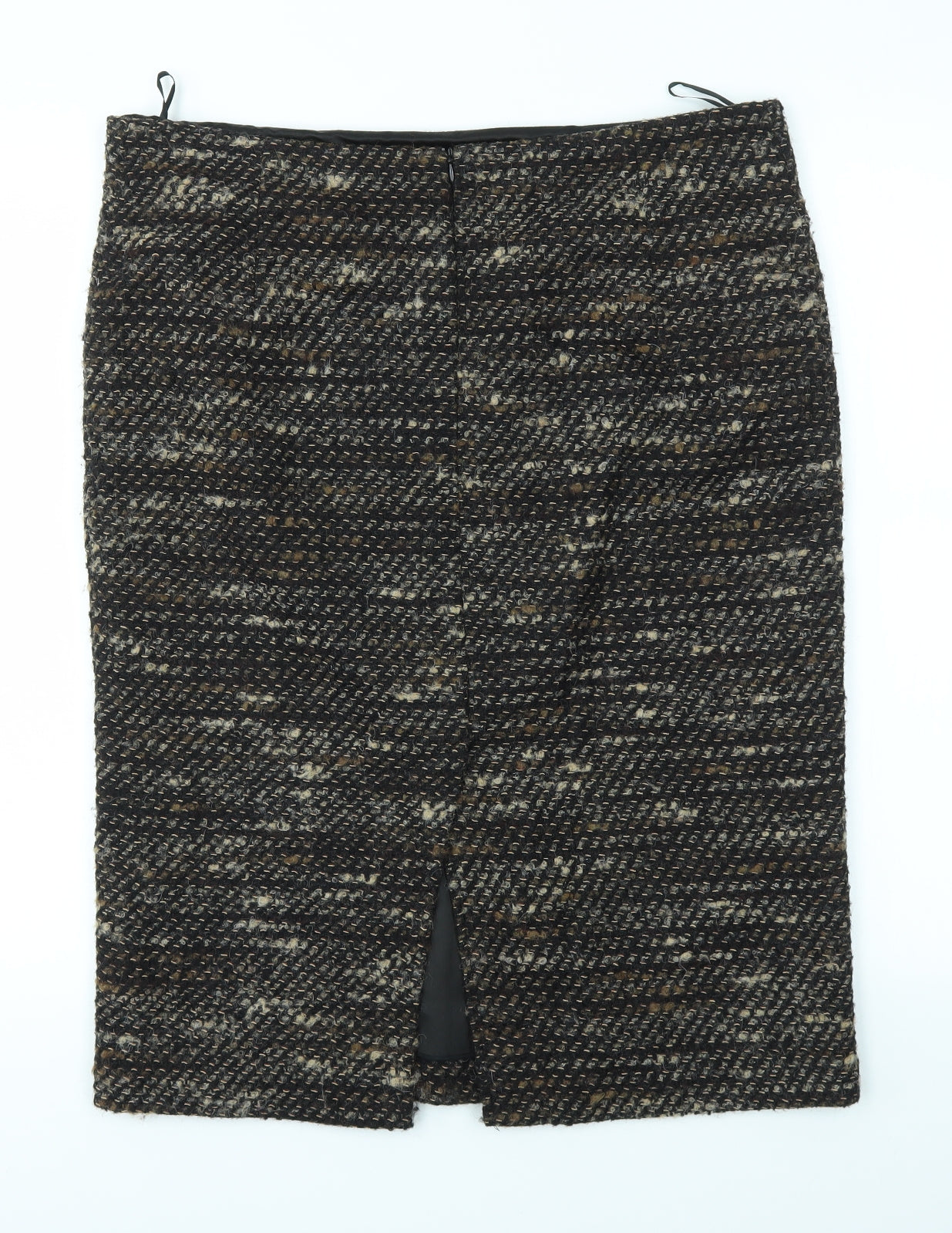 M&S Womens Brown   A-Line Skirt Size 14