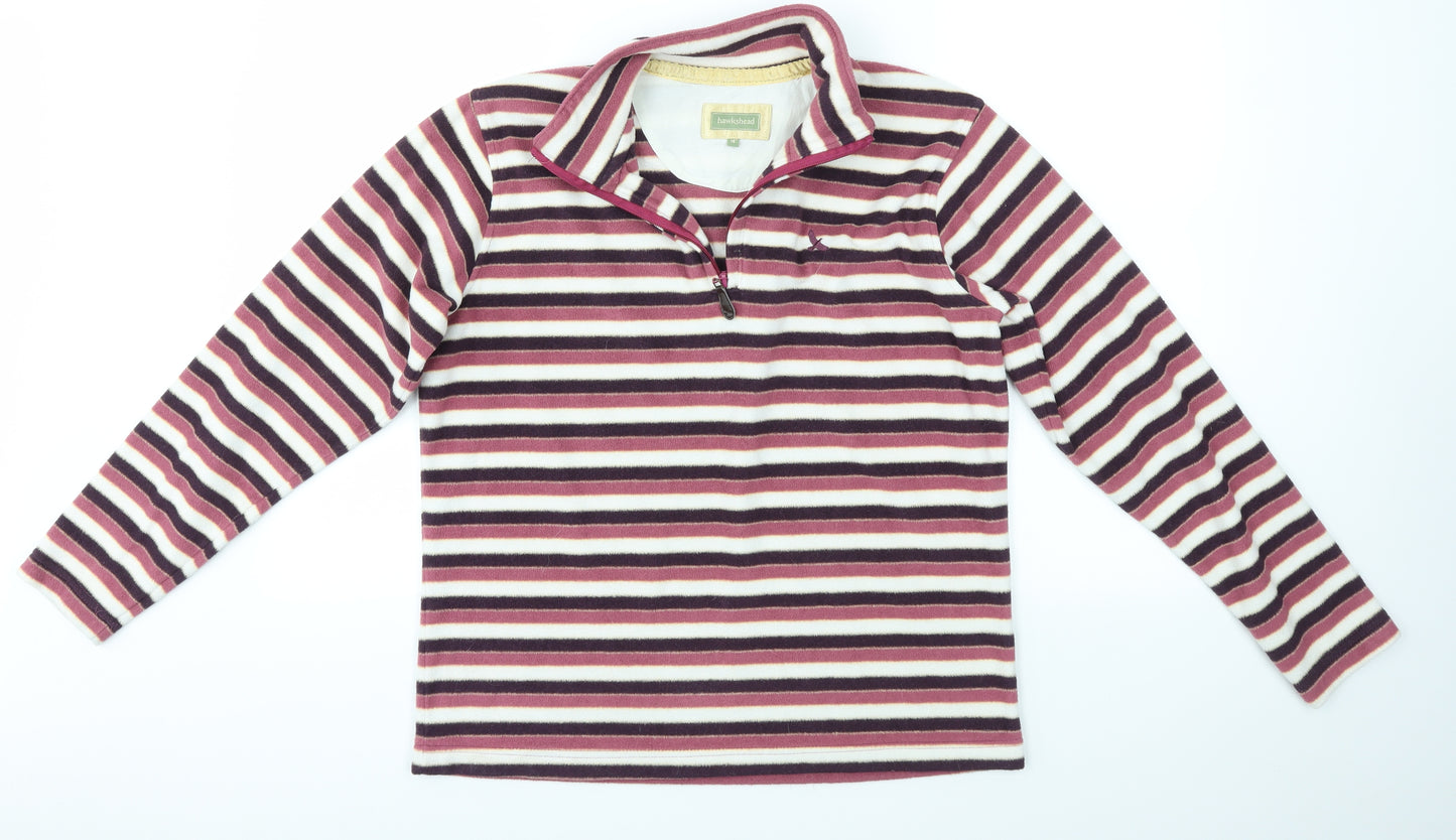 Hawkshead Womens Multicoloured Striped  Pullover Jumper Size 14