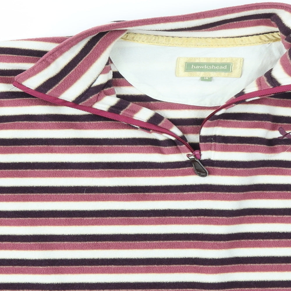 Hawkshead Womens Multicoloured Striped  Pullover Jumper Size 14