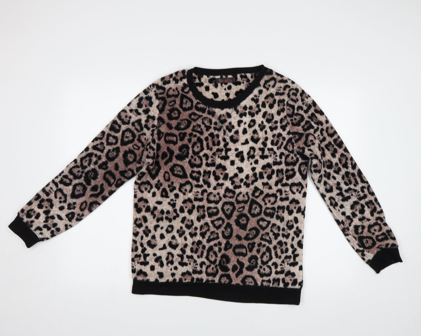 Primark Womens Brown Animal Print  Top Pyjama Top Size S