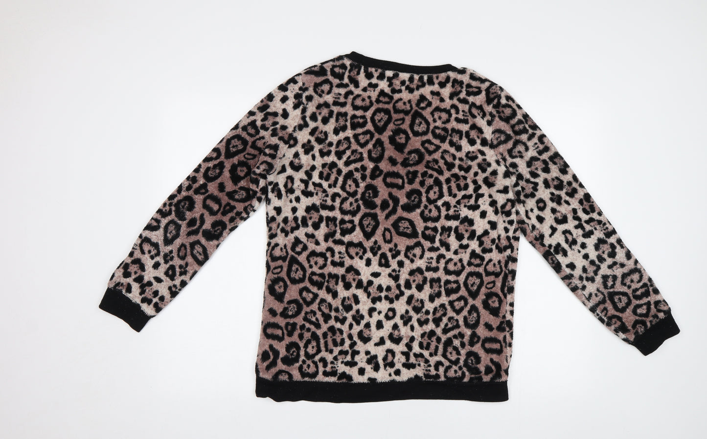 Primark Womens Brown Animal Print  Top Pyjama Top Size S