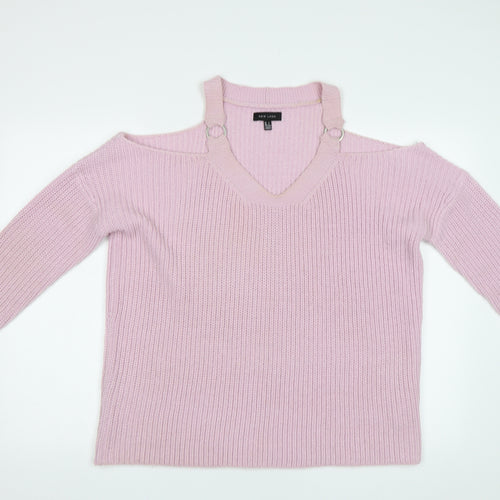 New Look Womens Purple   Pullover Jumper Size S
