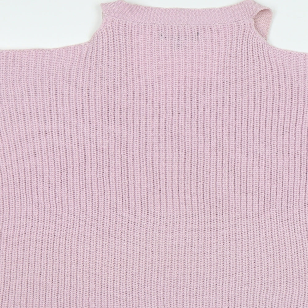 New Look Womens Purple   Pullover Jumper Size S