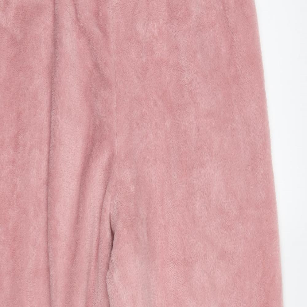 Primark Womens Pink  Fleece  Pyjama Pants Size M