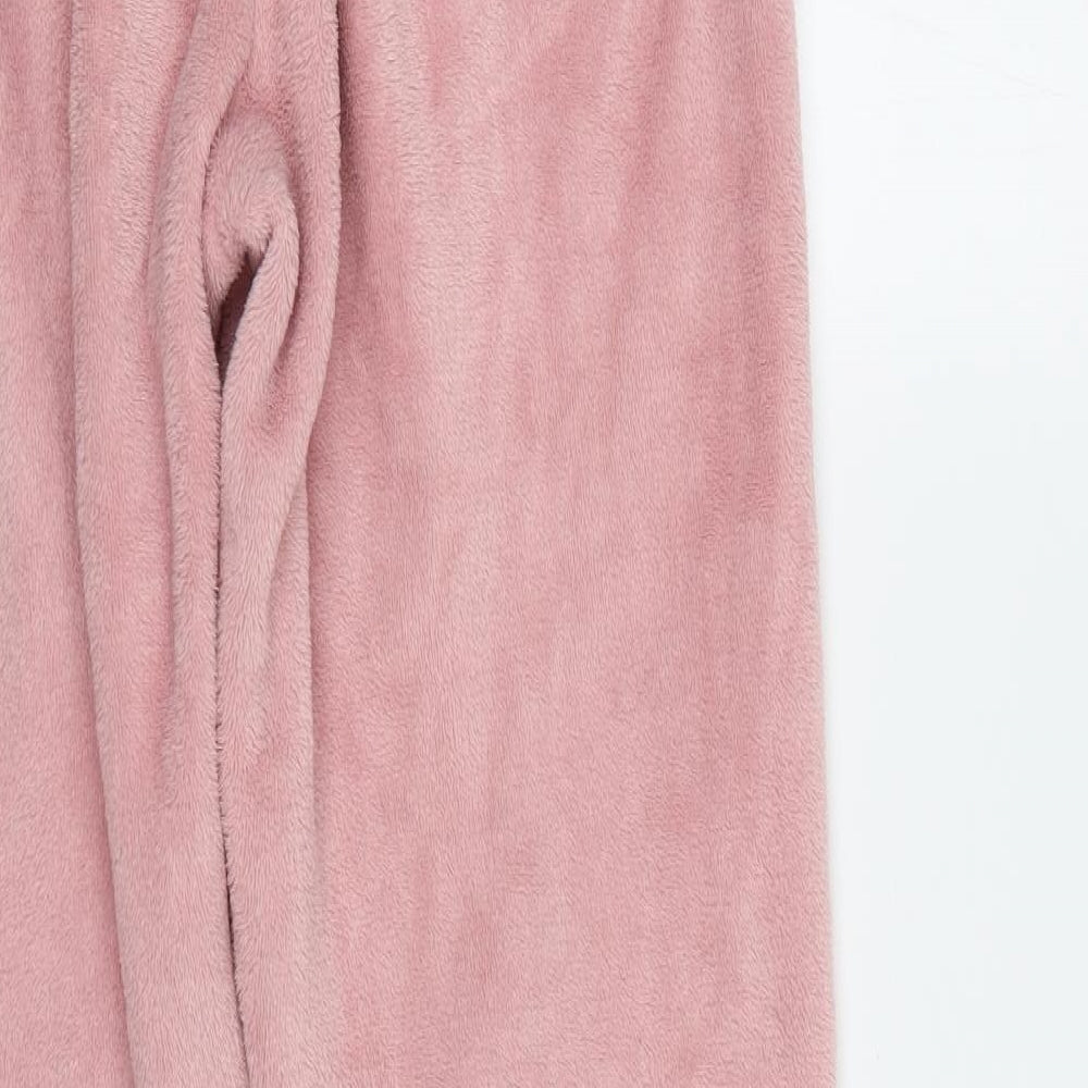 Primark Womens Pink  Fleece  Pyjama Pants Size M