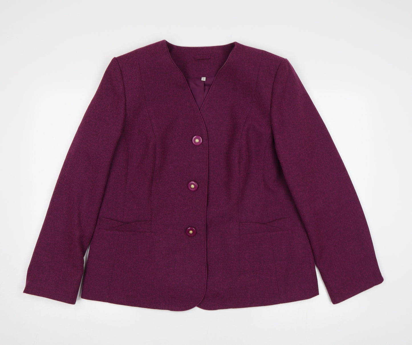 Honor Milburn Womens Purple   Kimono Blazer Size 16