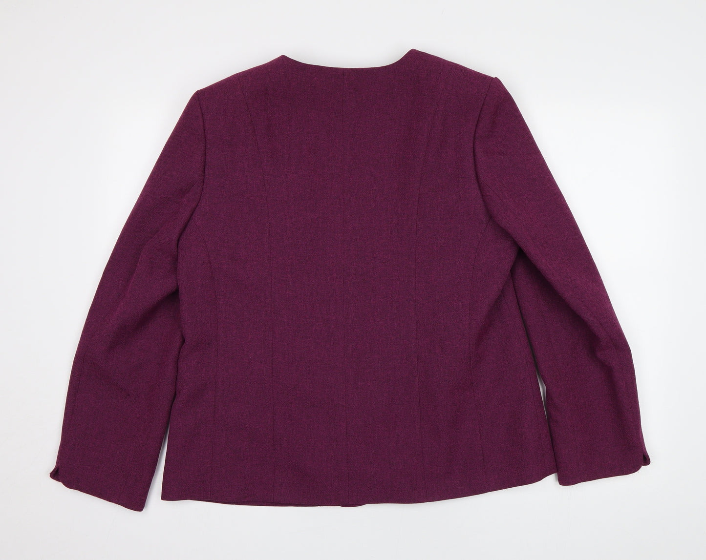 Honor Milburn Womens Purple   Kimono Blazer Size 16