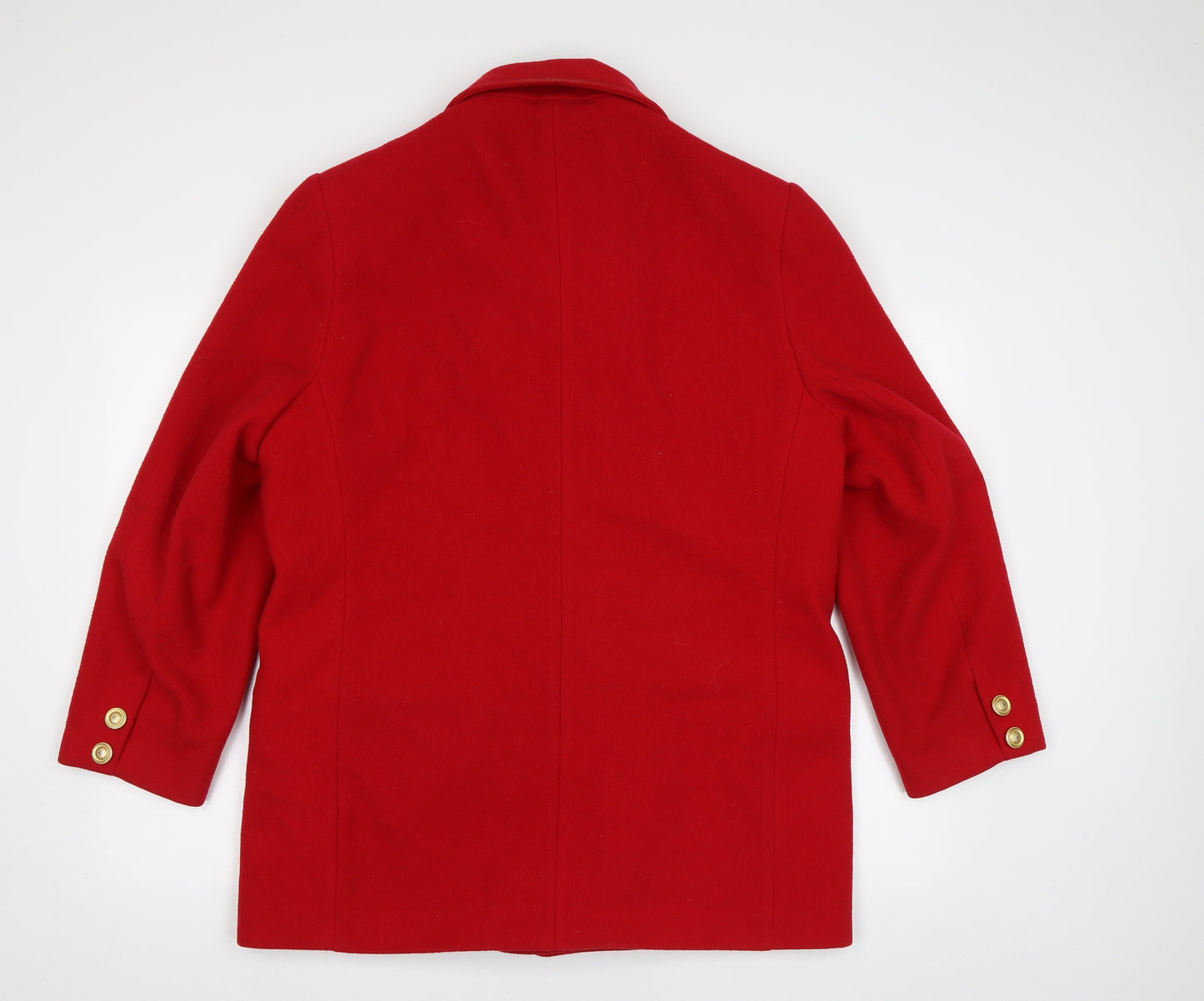M&S Womens Red   Parka Coat Size 16