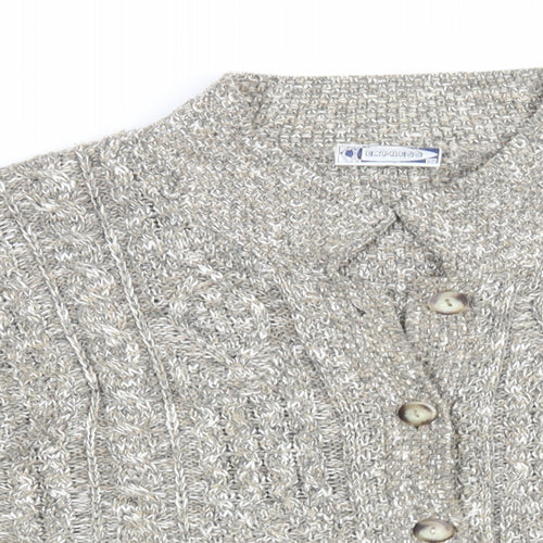 Express Womens Grey   Cardigan Jumper Size M