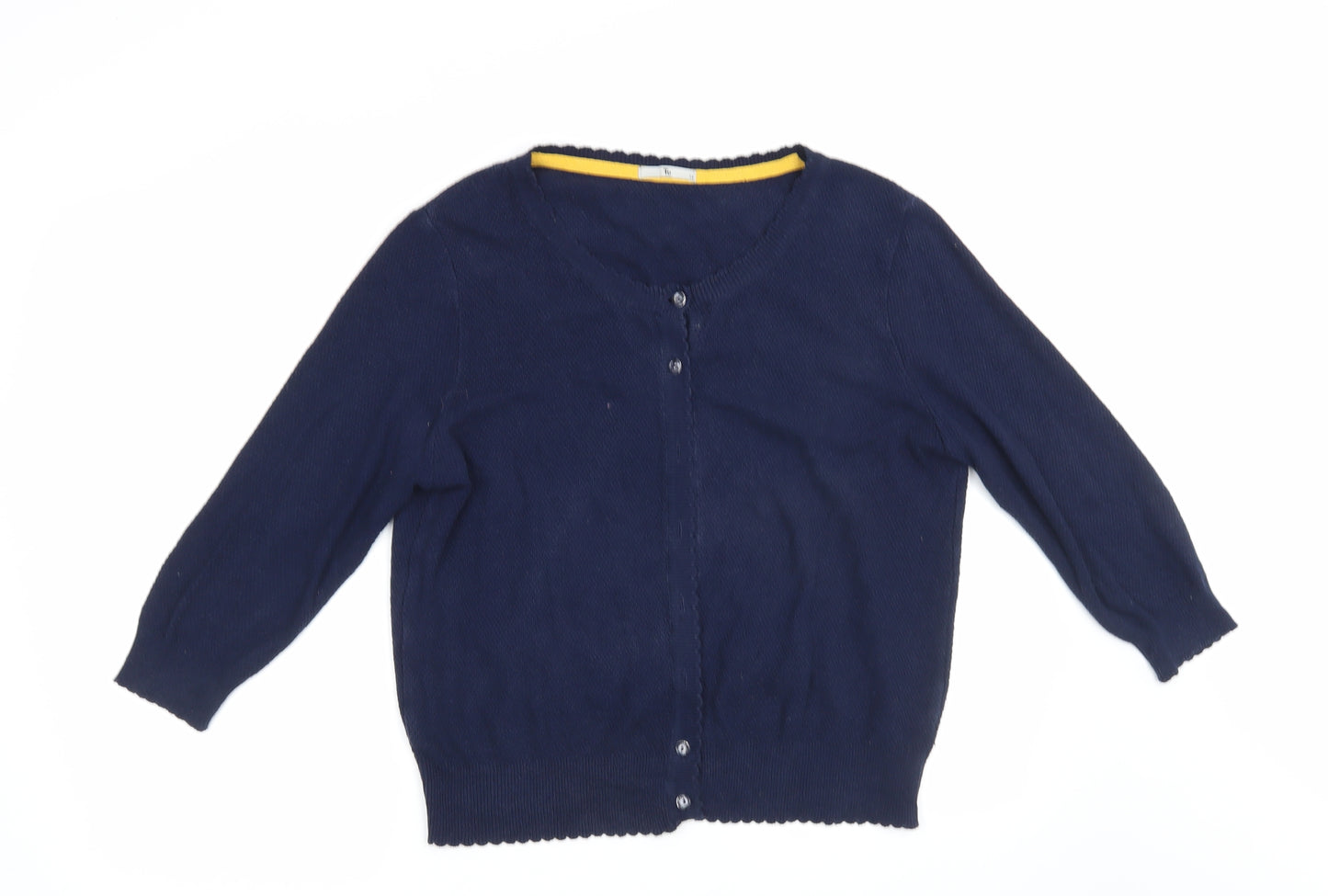 TU Womens Blue   Cardigan Jumper Size 14