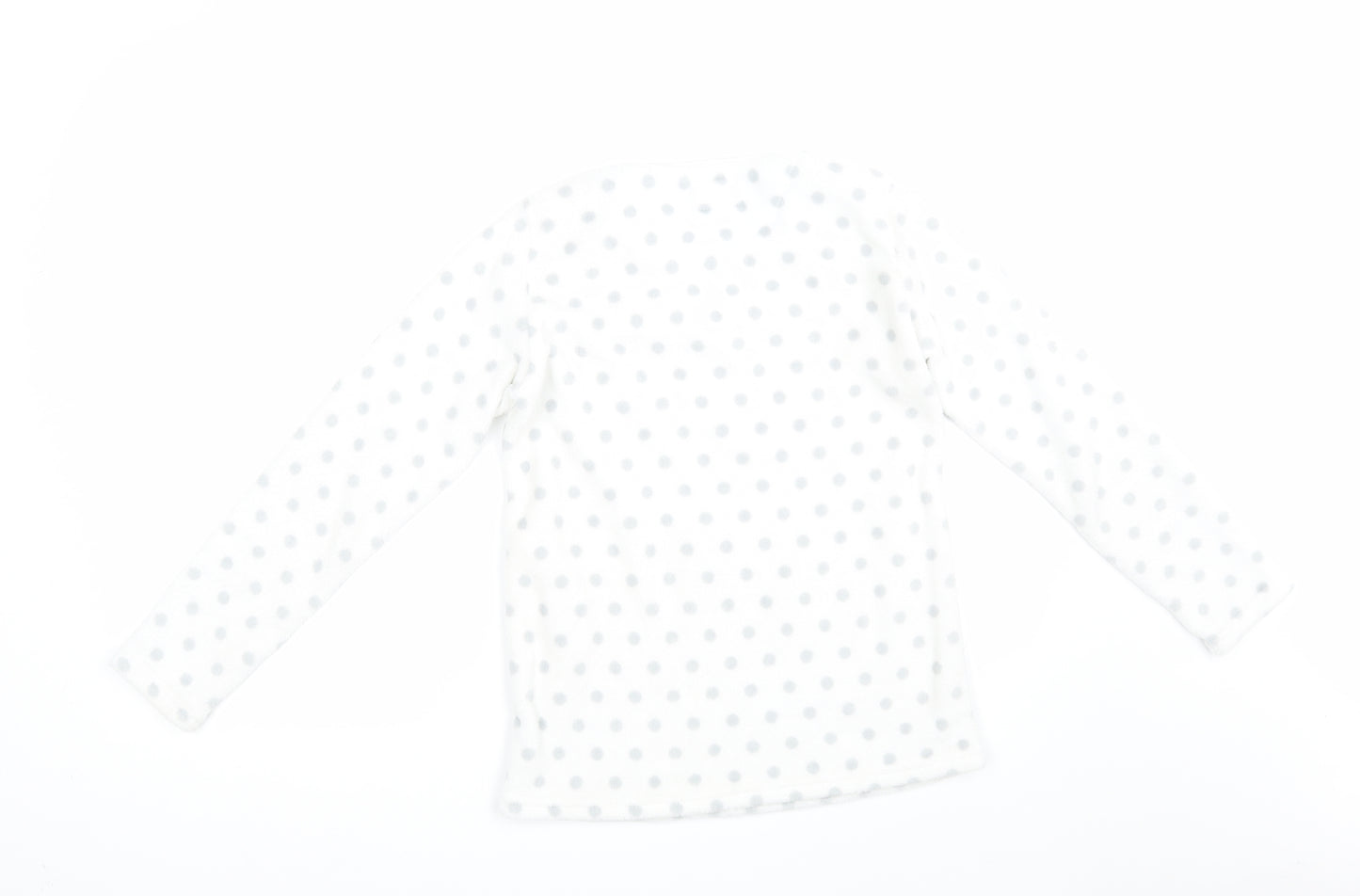 Primark Girls White Polka Dot  Top Pyjama Top Size 12 Years  - Penguin
