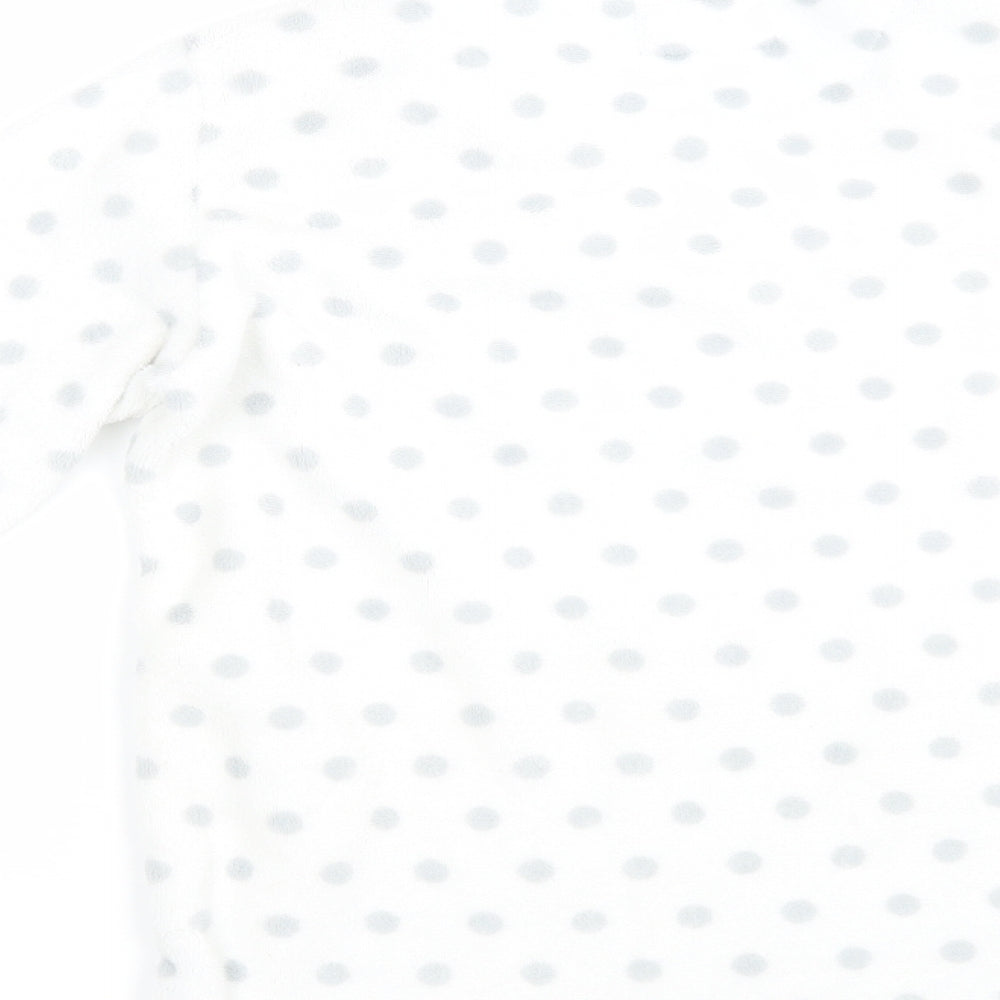 Primark Girls White Polka Dot  Top Pyjama Top Size 12 Years  - Penguin
