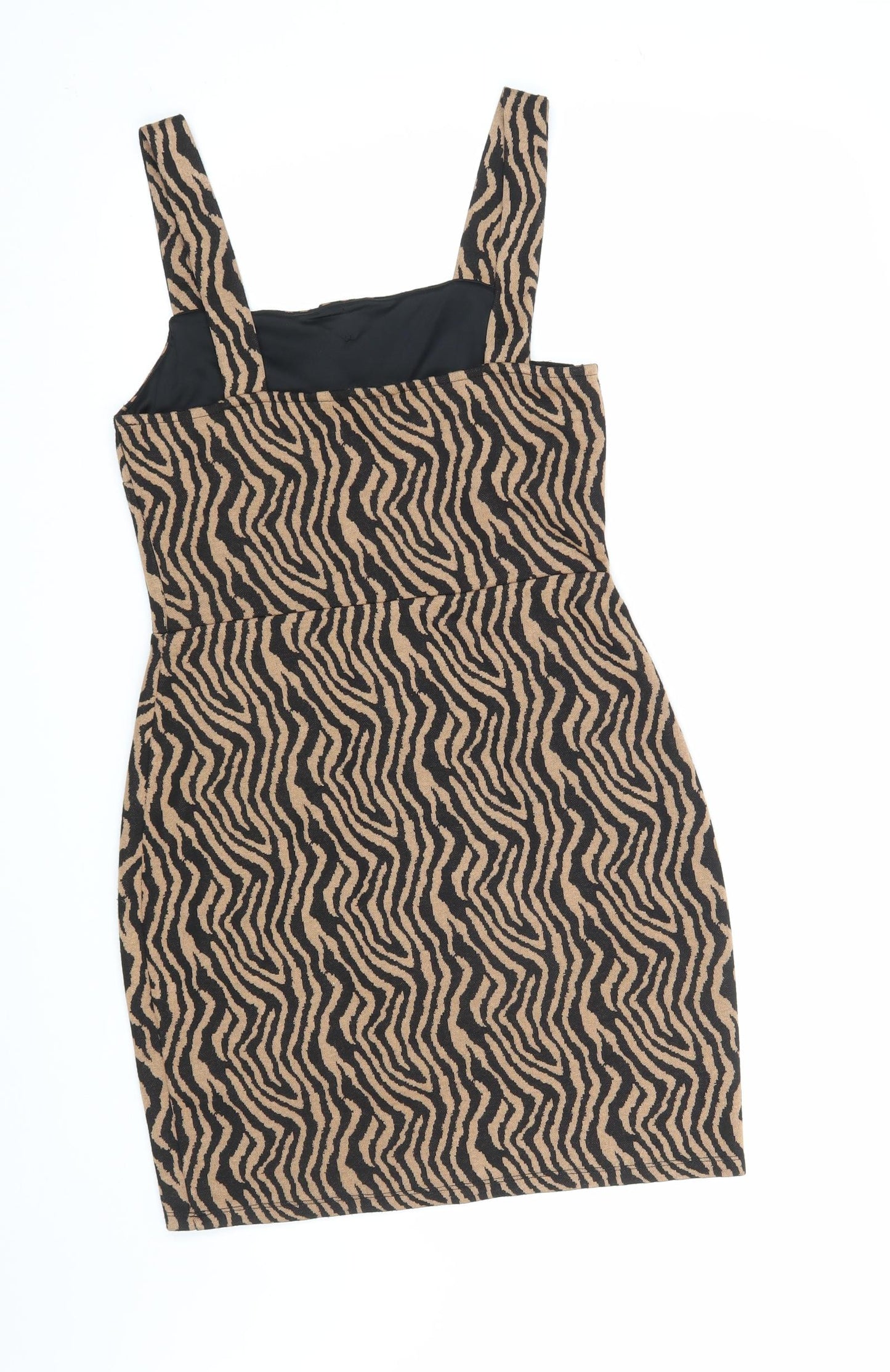 River Island Womens Brown Animal Print  A-Line  Size 12