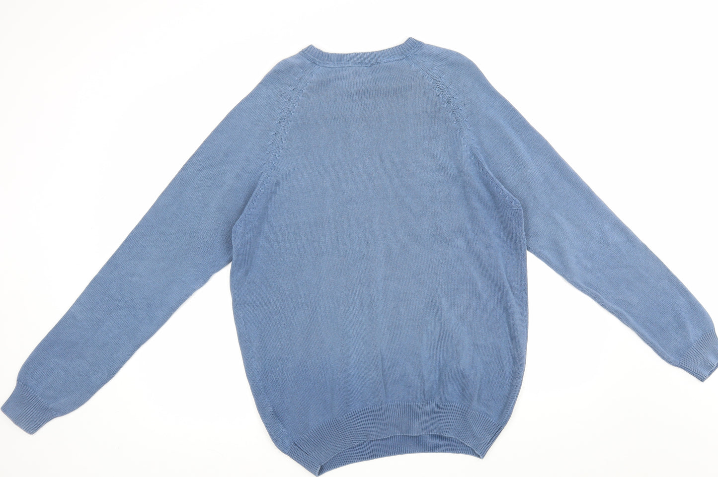 Wolsey Mens Blue   Henley Jumper Size L