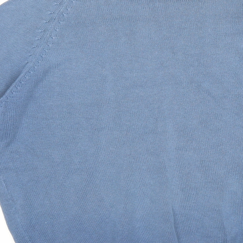 Wolsey Mens Blue   Henley Jumper Size L
