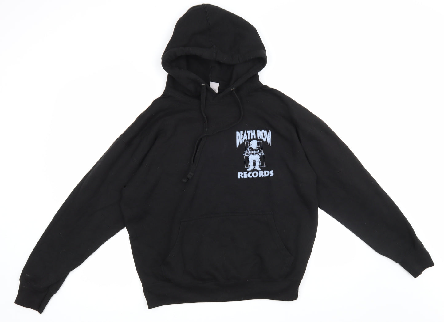 Boohoo Mens Black   Pullover Hoodie Size M  - Death Row
