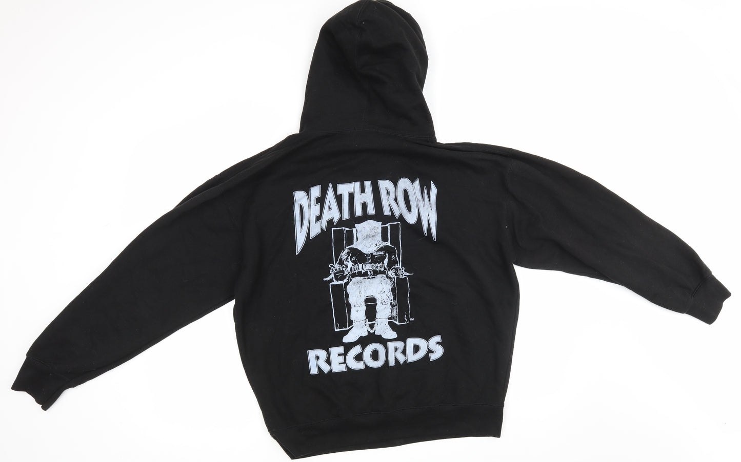 Boohoo Mens Black   Pullover Hoodie Size M  - Death Row