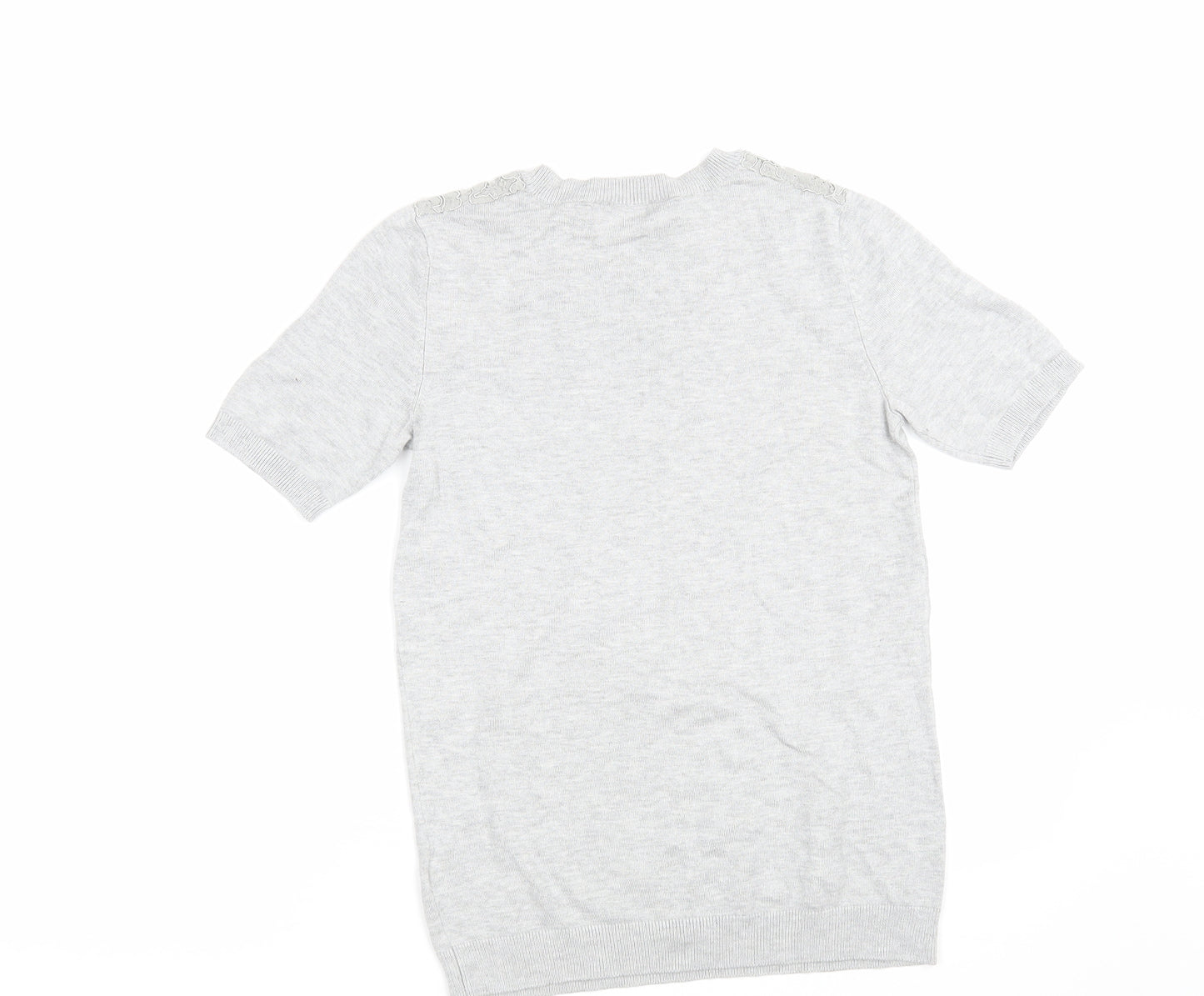 Dorothy Perkins Womens Grey   Basic T-Shirt Size 6