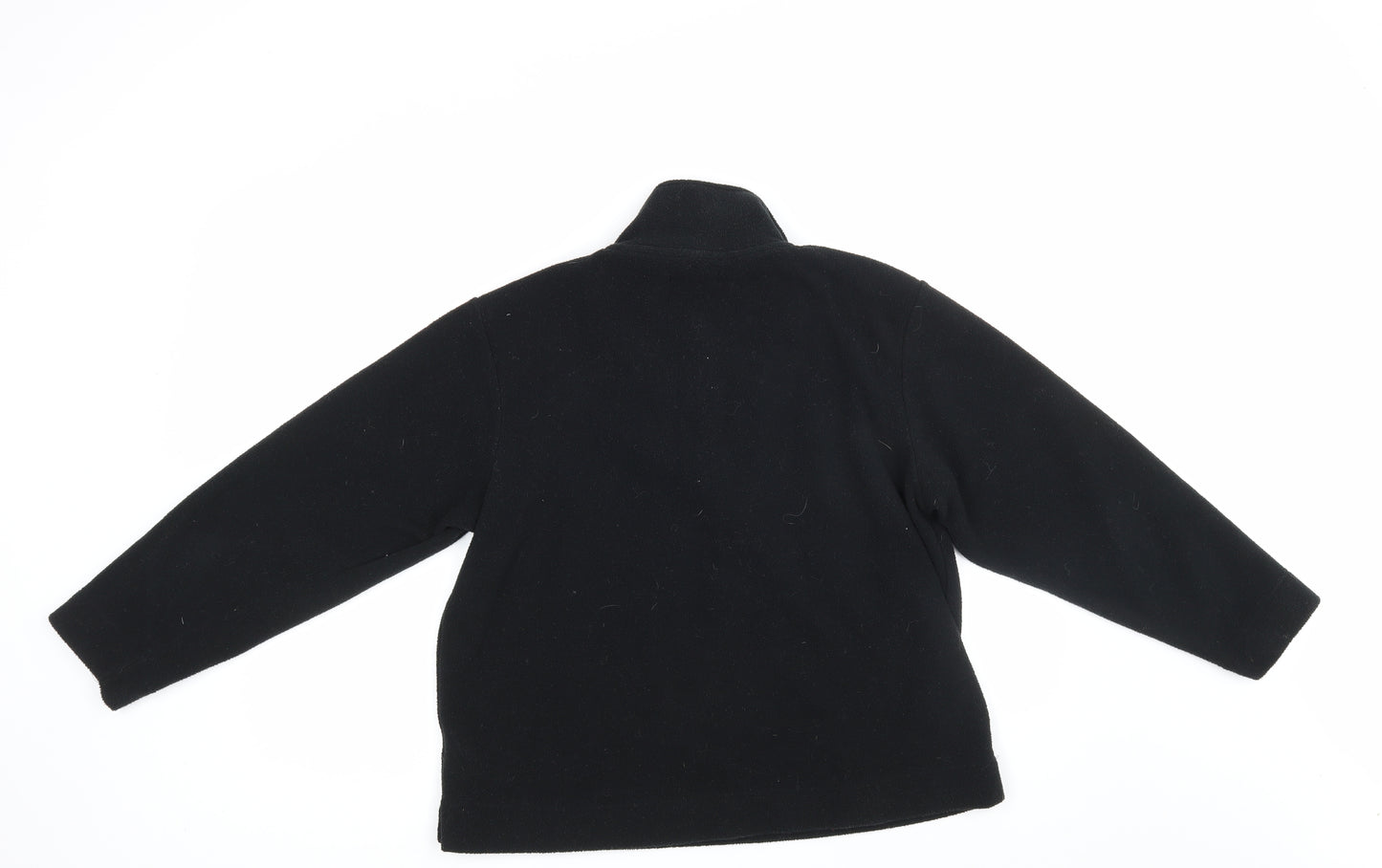 Active Womens Black   Pullover Sweatshirt Size 14