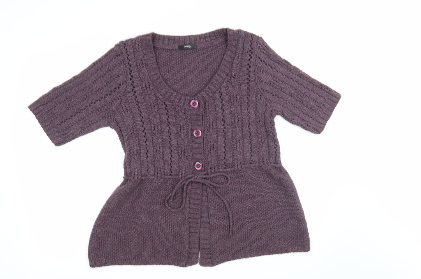 Geeorge Womens Purple   Cardigan Jumper Size 18
