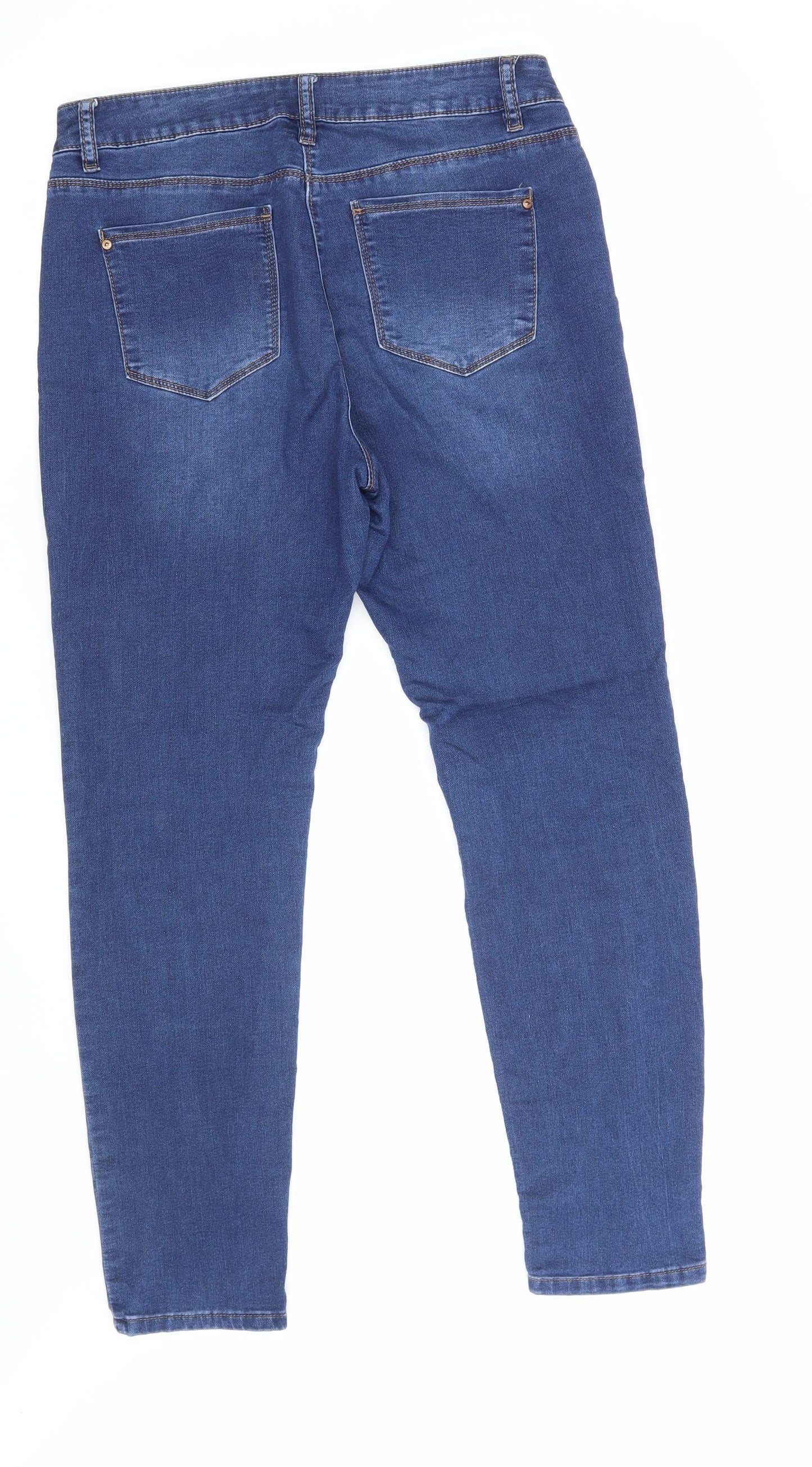 MatalN Womens Blue   Straight Jeans Size 12 L29 in