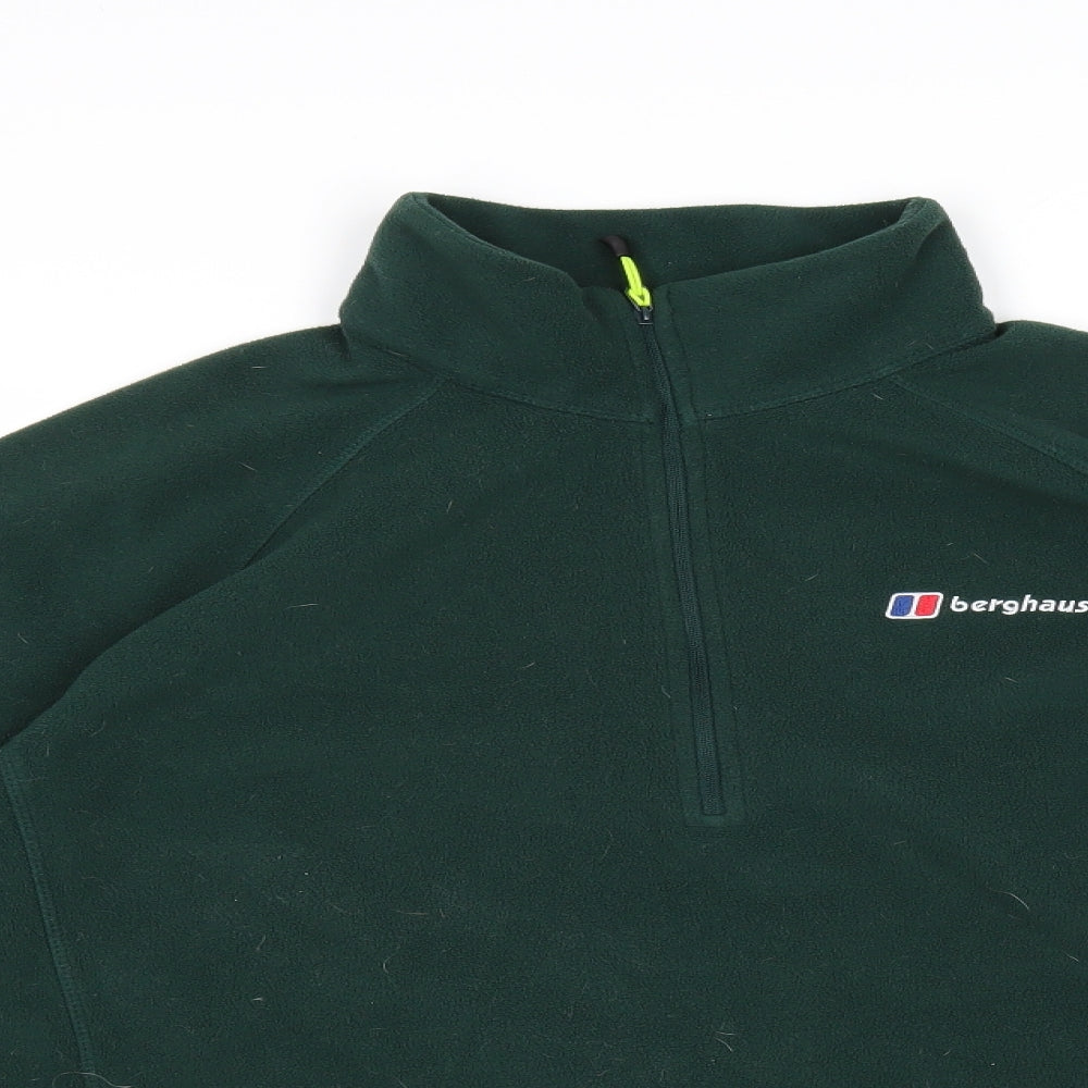 Berghaus Mens Green   Henley Hoodie Size XL