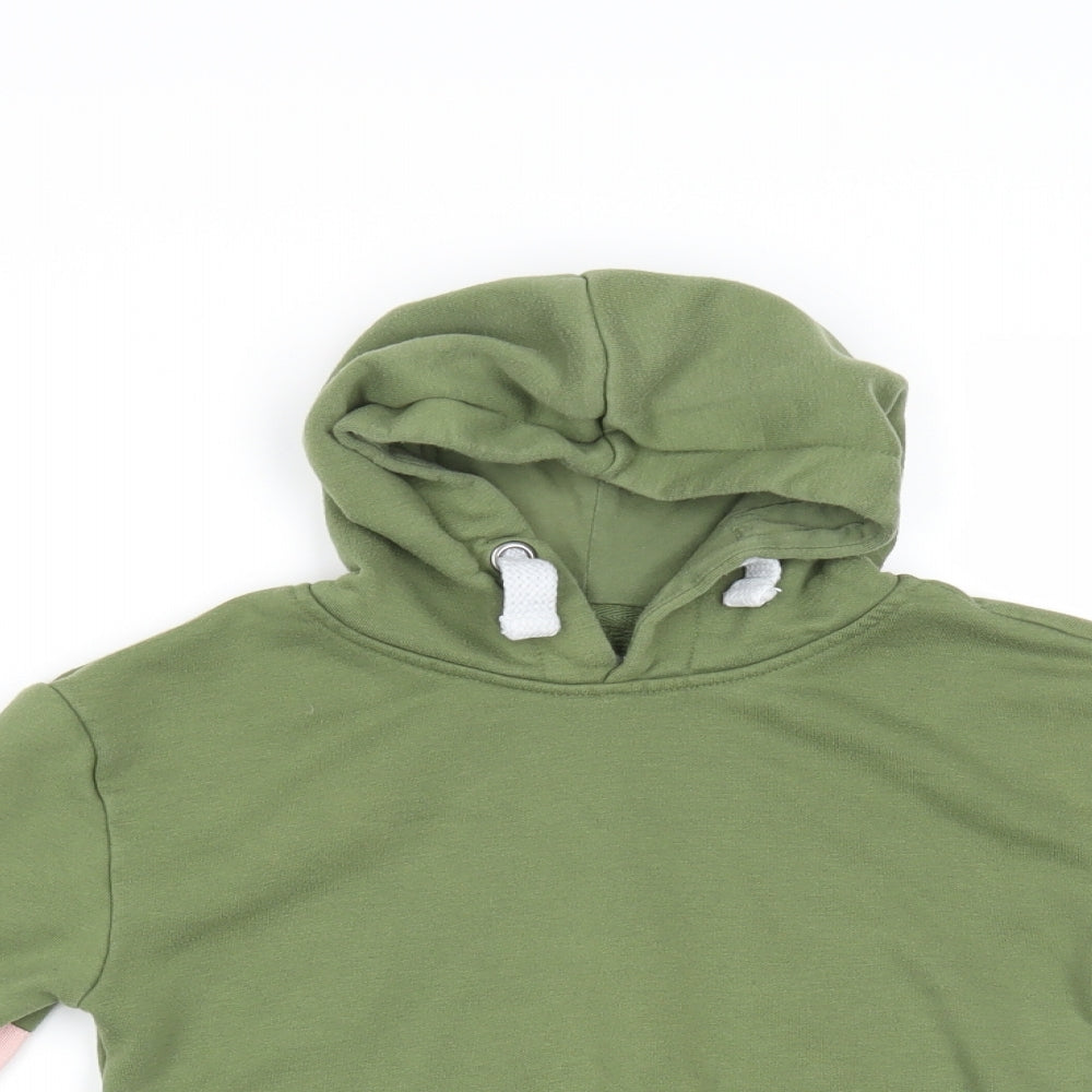 Primark Boys Green   Pullover Hoodie Size 8-9 Years