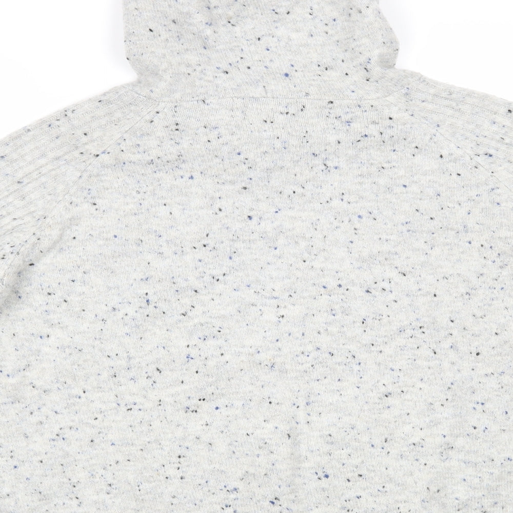 M&S Womens Grey   Pullover Hoodie Size L