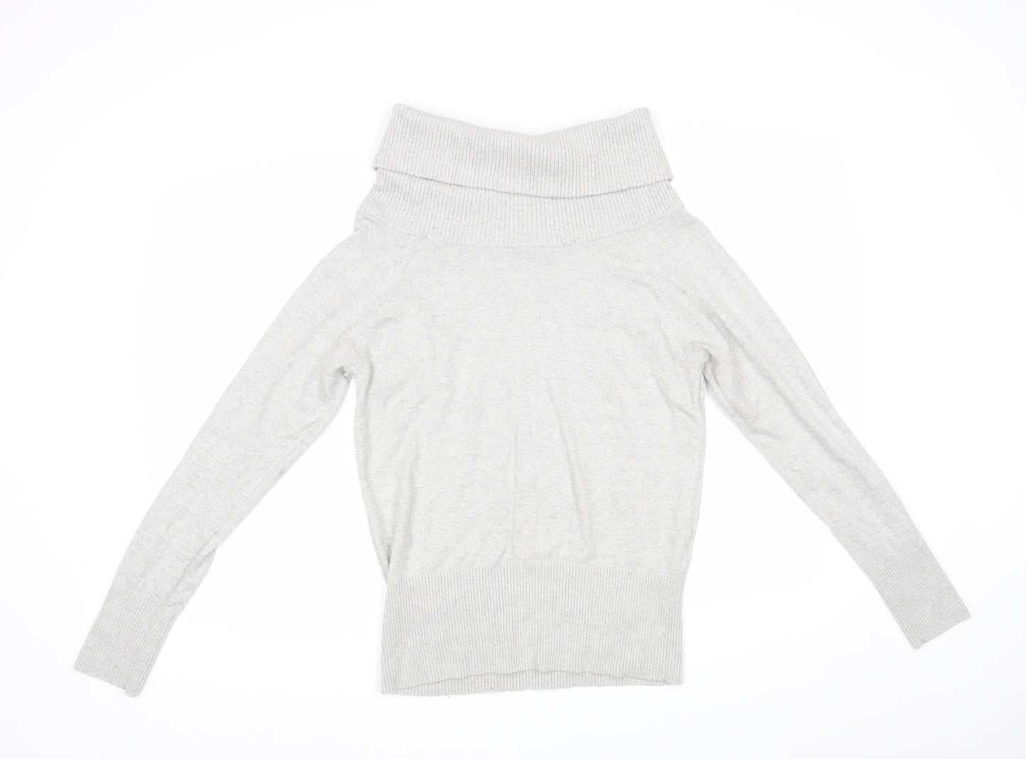 M&S Womens Grey   Henley Jumper Size 14