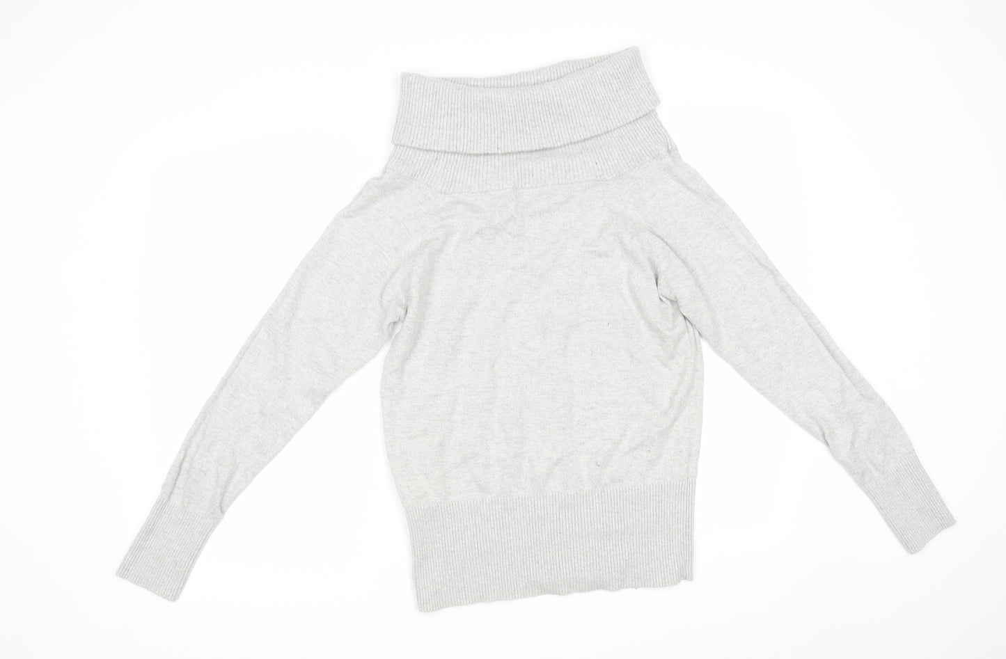 M&S Womens Grey   Henley Jumper Size 14